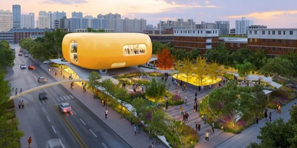 新地標(biāo)！北京“黃氣球”：西城區(qū)城市展覽館