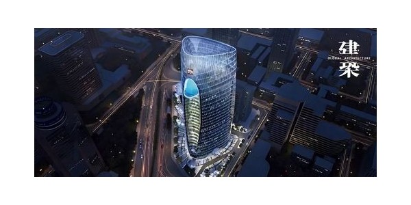 成都地標(biāo)性建筑，“天府之眼”，希爾頓頂奢酒店
