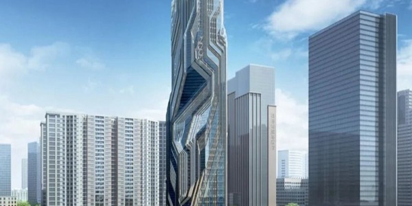 深圳又一新地標封頂，由扎哈事務(wù)所設(shè)計，形如‘變形金剛’