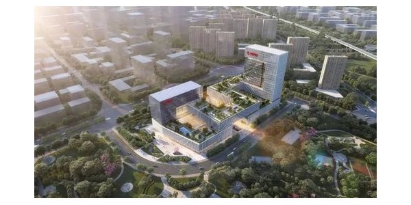 gmp新作 | 華夏銀行總部大廈，建筑呼應(yīng)Logo，呈C型雷紋布局形態(tài)
