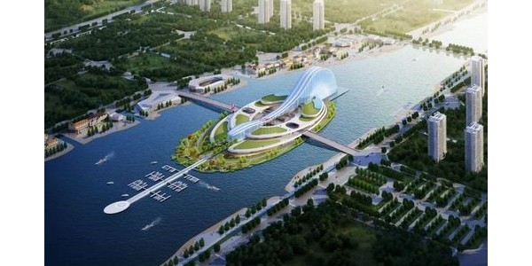 珠海橫琴新地標(biāo)“天沐琴臺(tái)”封頂，設(shè)計(jì)汲取琵琶、古琴之靈感
